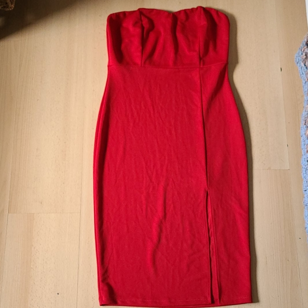 Sexy red dress